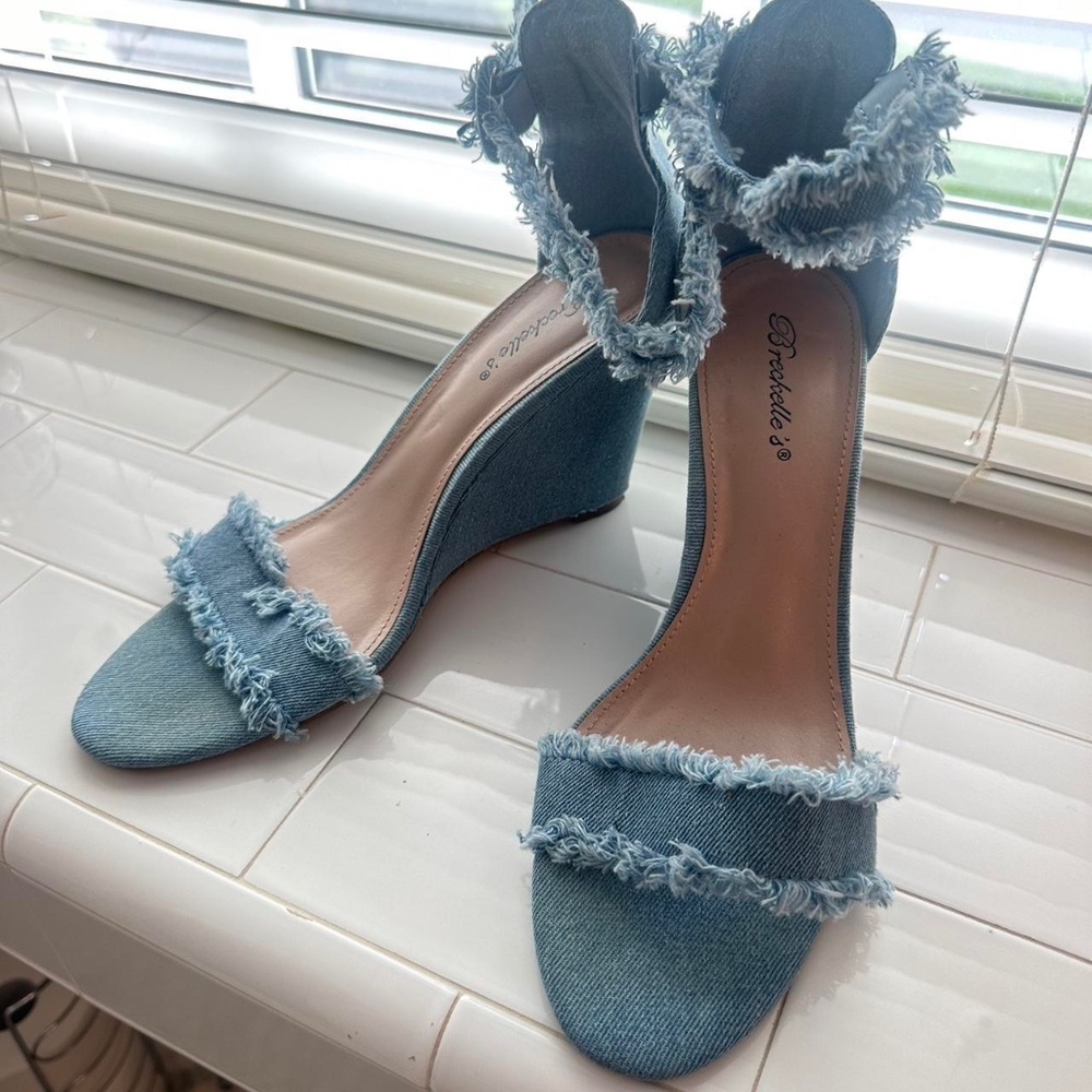 Denim Heels